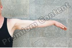 Arm Man Casual Singlet Average Street photo references